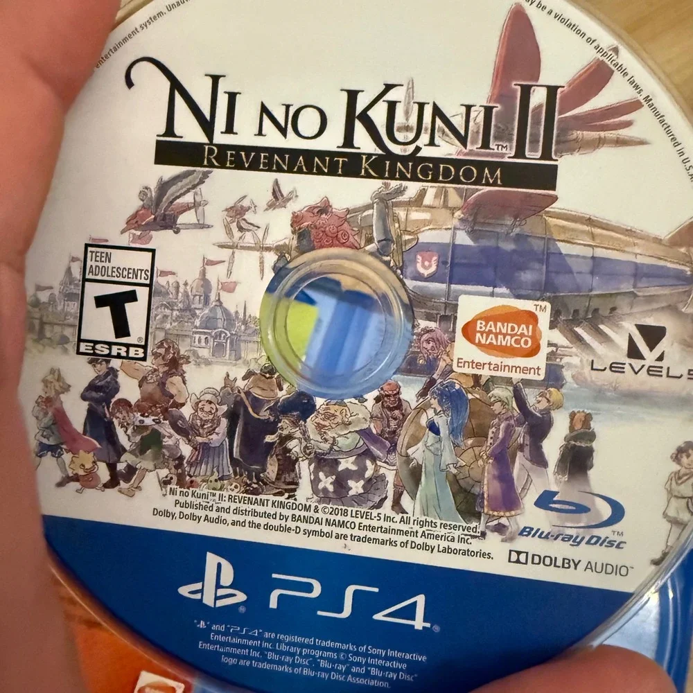 Ni no Kuni II Revenant Kingdom Premium Edition PS4 Case Disc Insert - UNTESTED